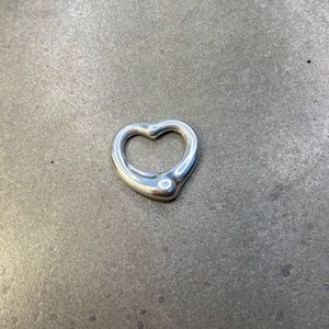 Tiffany Elsa Peretti Open Heart Pendant 11mm - No Chain
